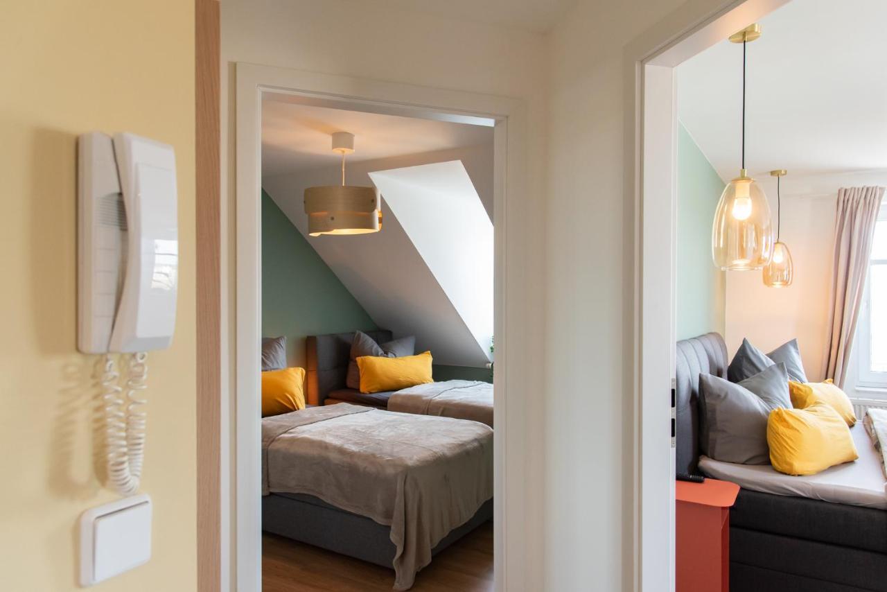 Bauhaus Apartment - Netflix, Nespresso, Zentral, Messe Chemnitz Extérieur photo