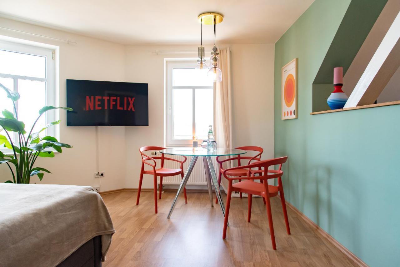Bauhaus Apartment - Netflix, Nespresso, Zentral, Messe Chemnitz Extérieur photo