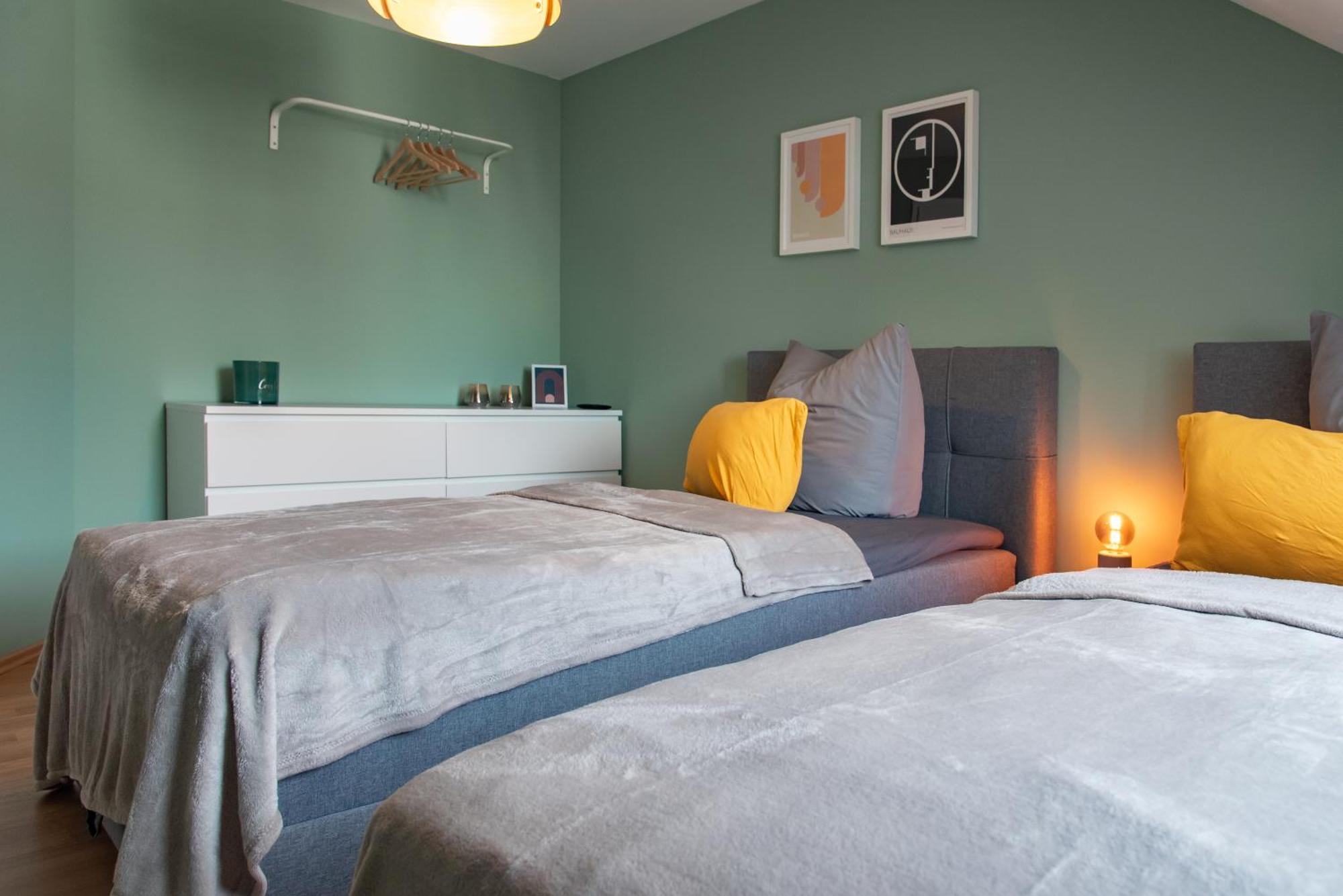 Bauhaus Apartment - Netflix, Nespresso, Zentral, Messe Chemnitz Extérieur photo